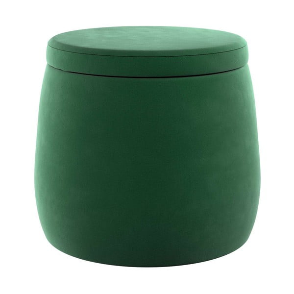 Pouf per bambini in velluto verde Posh Velvet - Yellow Tipi