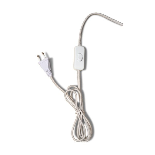 Lampada da tavolo bianca con paralume in tessuto (altezza 75 cm) Reykjavik - it's about RoMi-image-3