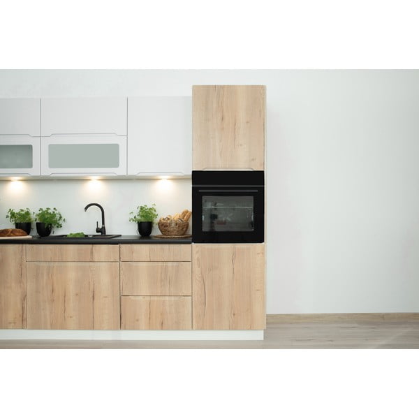 Cucina ad angolo senza piano di lavoro (senza montaggio) 170-290 cm Nico - STOLKAR-image-3