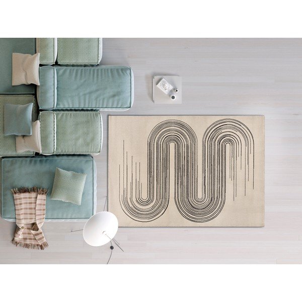 Tappeto crema 140x200 cm Garden - Universal-image-2