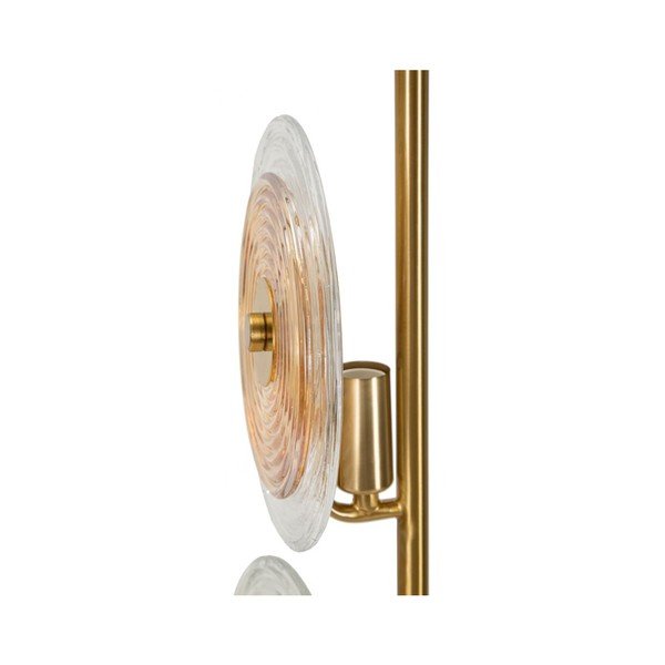 Lampada da tavolo dorata con paralume in vetro (altezza totale 63 cm) Venice – Mauro Ferretti-image-3