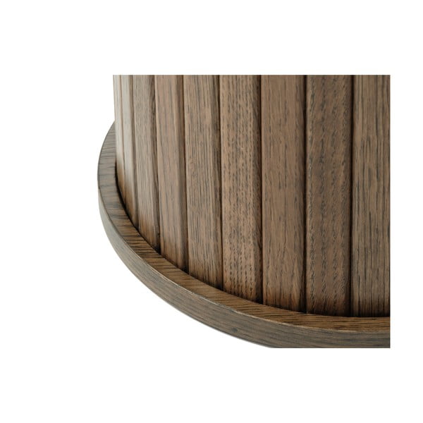 Tavolino rotondo in rovere ø 50 cm Nola - Unique Furniture-image-2