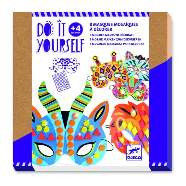 Set creativo Animal Party Masks - Djeco-image-1