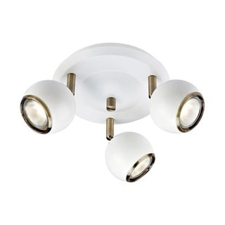 Lampada da soffitto bianca con dettagli dorati Coco - Markslöjd