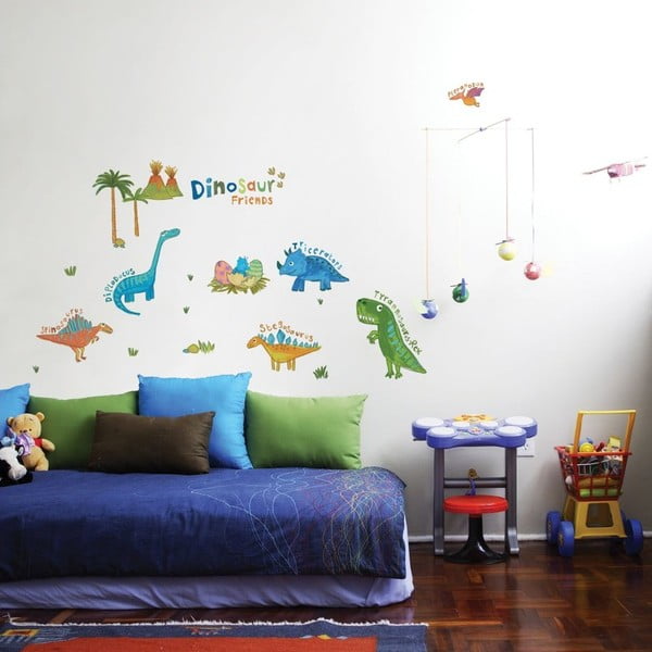 Adesivo murale Dino colorato - Ambiance