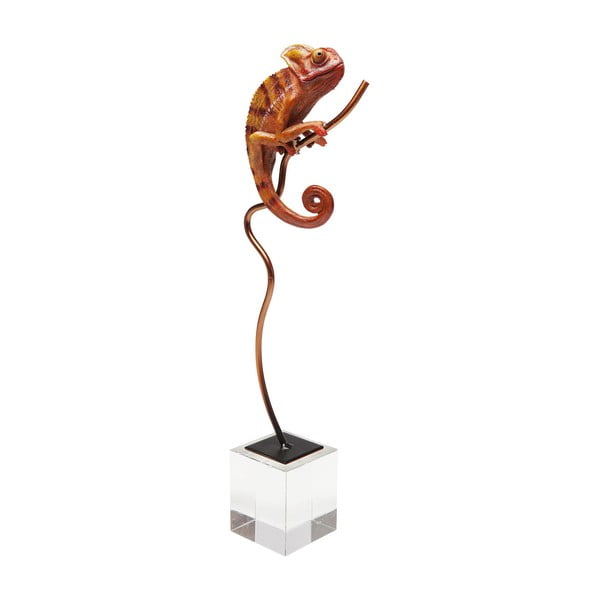 Statuetta decorativa Arancione Chameleon - Kare Design