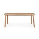 Tavolo da pranzo da giardino in acacia massiccia 99x183 cm Pablo – Bizzotto