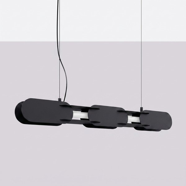 Lampadario LED nero in metallo CHAIN – Thoro-image-4