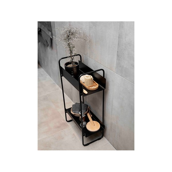 Consolle in metallo nero 24x48 cm A-Console - Zone-image-2