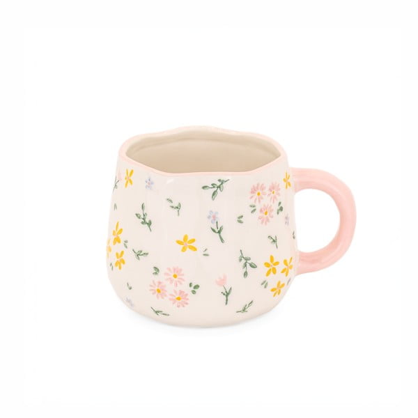 Tazza color crema in gres 375 ml Ditsy – Sass & Belle