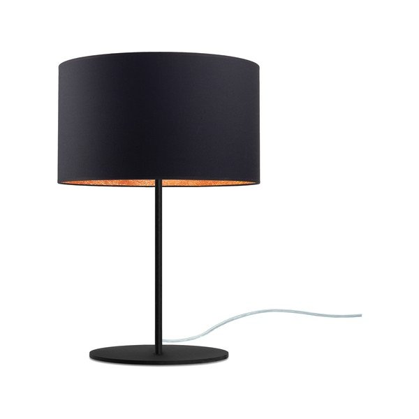 Lampada da tavolo in rame nero MIKA M 1T Mika - Sotto Luce