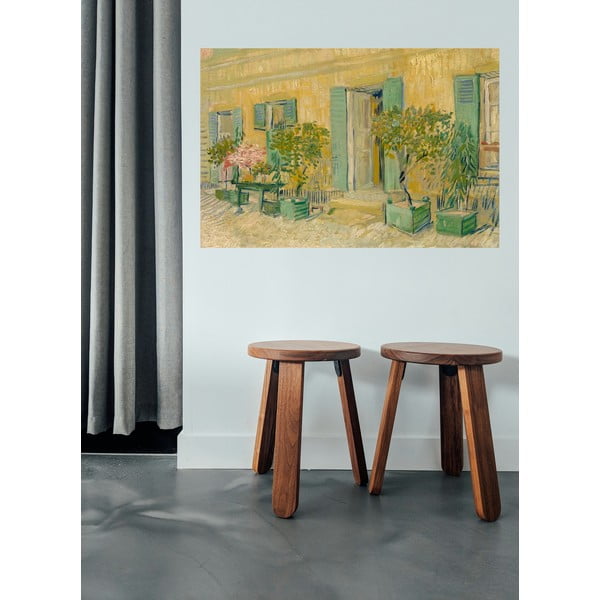 Dipinto - riproduzione 90x60 cm Exterior of a Restaurant in Asnières, Vincent van Gogh - Fedkolor-image-1