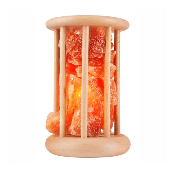 Lampada di sale arancione, altezza 24 cm Sally - LAMKUR