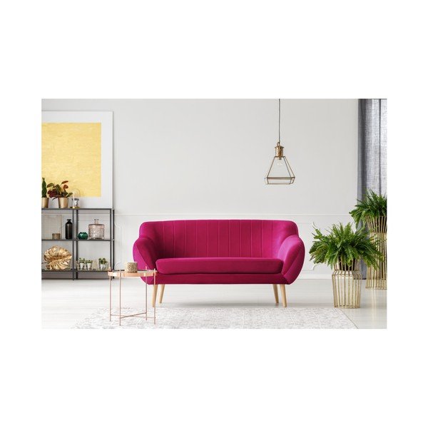Divano rosa a due posti Benito - Mazzini Sofas-image-4