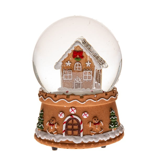 Figura musicale in poliresina (altezza totale 14,5 cm) Snowy House – Dakls