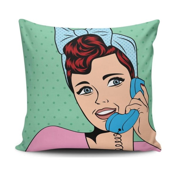 Cuscino in misto cotone Pop Art, 45 x 45 cm - Cushion Love