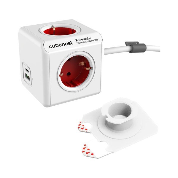 Presa di corrente PowerCube Extended USB Schuko - Cubenest-image-1