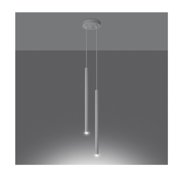 Lampadario bianco in metallo ø 15 cm Fideus – Sollux-image-4