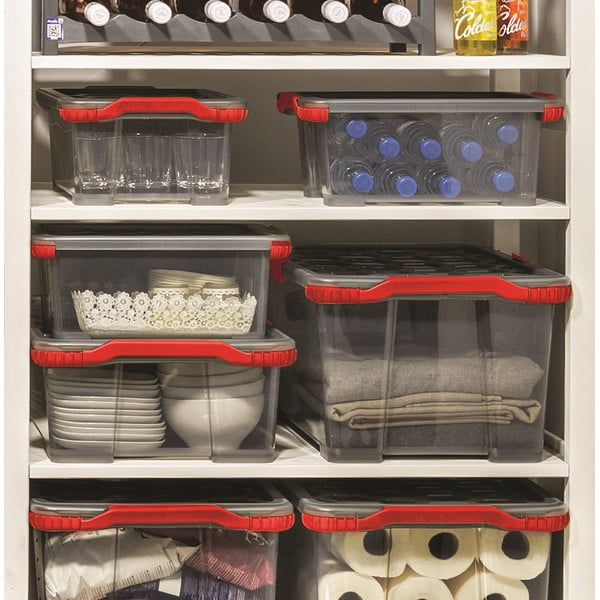 Scatola di plastica con coperchio Evo Total - Rotho-image-1