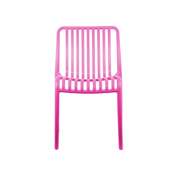 Sedia da pranzo rosa in plastica Glee – Leitmotiv-image-2