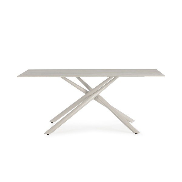 Tavolo da pranzo con piano in ceramica 90x180 cm Talia – Marckeric