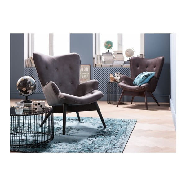 Set di 2 tavoli contenitori neri Wire Big - Kare Design-image-3