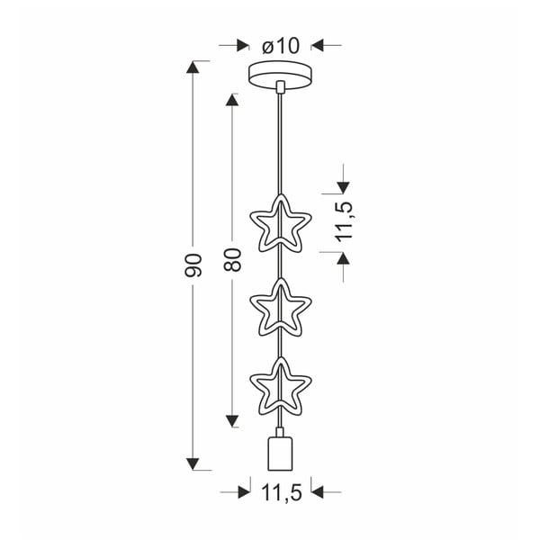 Lampada per bambini con paralume in metallo Single - Candellux Lighting-image-2