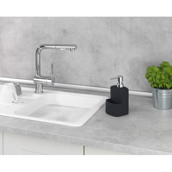 Distributore di sapone liquido nero Festival - Wenko-image-3