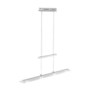 Lampadario con intensità regolabile argentato in metallo Tenso – Fischer & Honsel