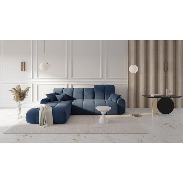 Divano blu scuro Divano letto angolare Devichy, angolo sinistro Tous - devichy-image-1