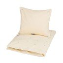 Set copripiumino e federa da bambini giallo chiaro in cotone organico per culla 70x100 cm Sea Garden – Cam Cam Copenhagen