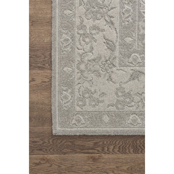 Tappeto in lana grigio 133x190 cm Kirla - Agnella-image-3