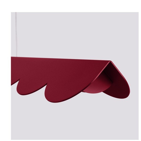 Lampadario LED burgundy in alluminio BISCUIT – Thoro-image-4