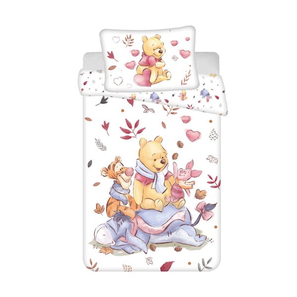 Biancheria da letto per culla in cotone 100x135 cm Winnie the Pooh - Jerry Fabrics