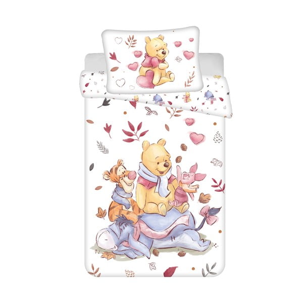 Biancheria da letto per culla in cotone 100x135 cm Winnie the Pooh - Jerry Fabrics