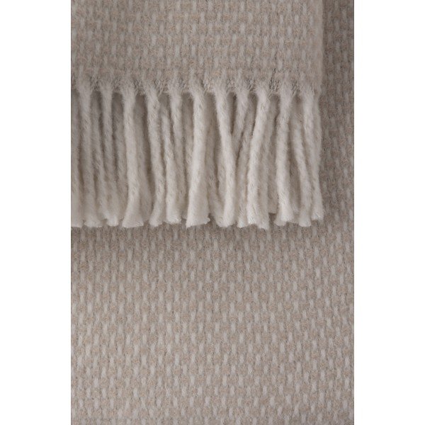 Coperta beige in misto cotone 140x180 cm Zen – Euromant-image-1