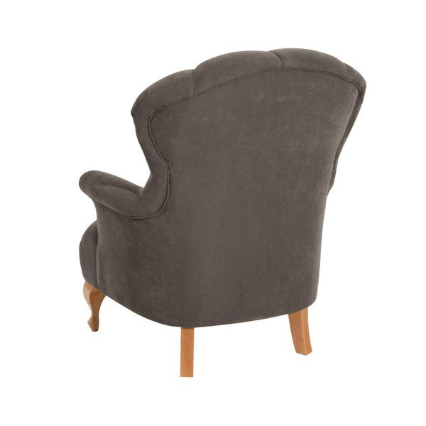 Poltrona grigio-marrone Camilla Velor - Max Winzer-image-1