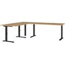 Scrivania regolabile con piano effetto rovere 200x240 cm Agenda - Germania