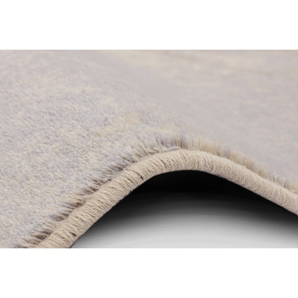 Tappeto in lana grigio crema 160x240 cm Lissey - Agnella-image-2