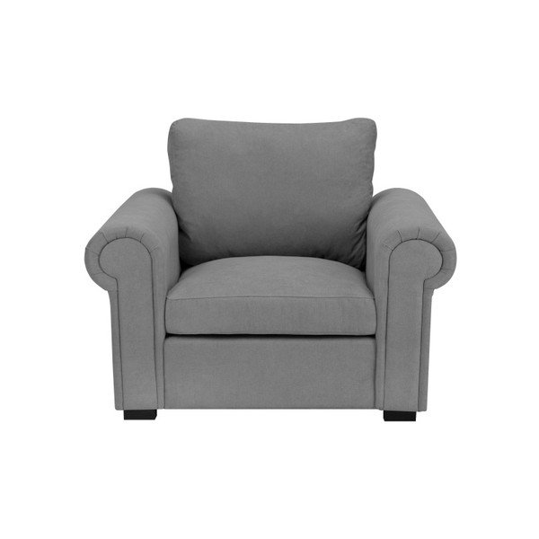 Světle šedé křeslo Windsor & Co Sofas Hermes