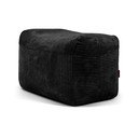 Puof a sacco nero con rivestimento in velluto a coste Plus 70 Lounge – SLOWDOWN