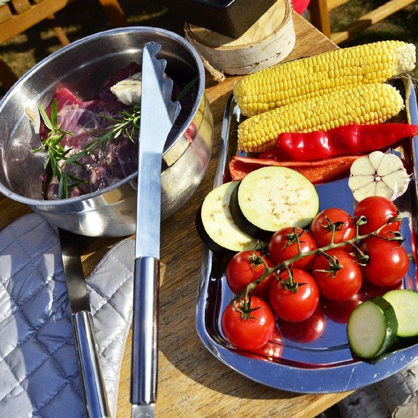 Set di 8 utensili per grigliare e custodia per grigliare, lunghezza 34,5 cm - Orion-image-1