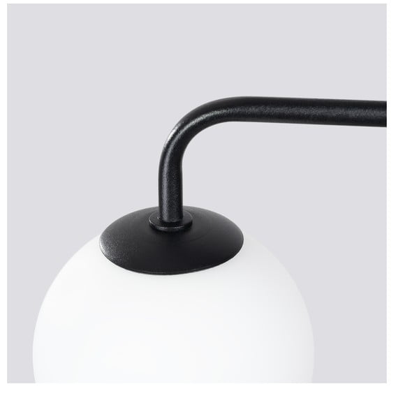 Lampada da parete bianca e nera Beam – Sollux-image-4