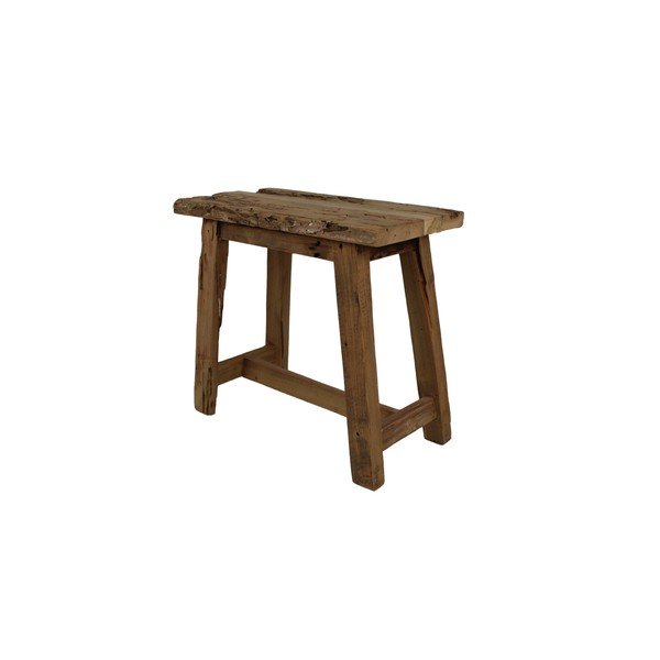 Sedia in legno di teak non trattato Rustical, lunghezza 50 cm - HSM collection-image-1