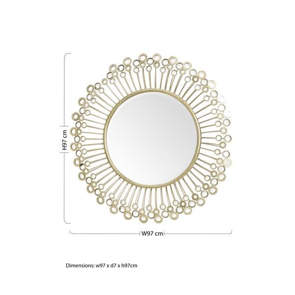 Specchio da parete ø 97 cm - Premier Housewares-image-2