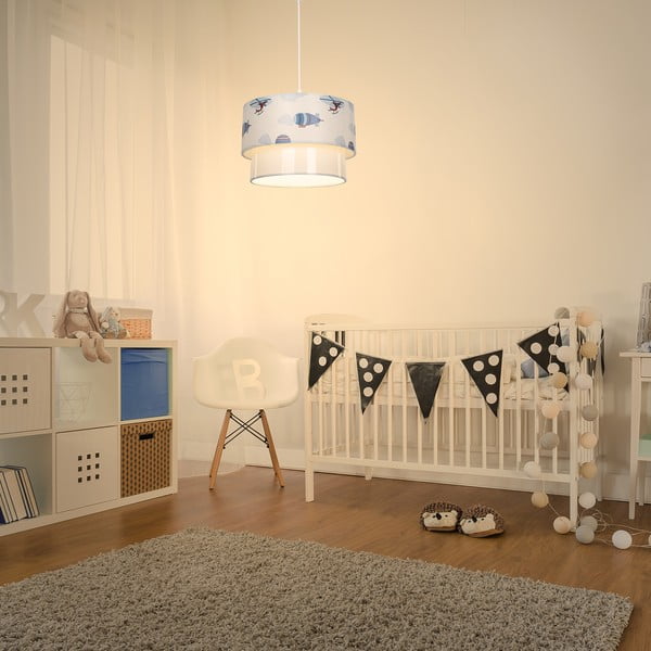 Apparecchio per bambini bianco-blu - Squid Lighting-image-1