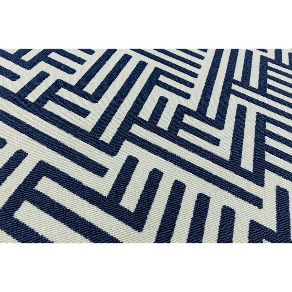 Tappeto blu e bianco , 80 x 150 cm Antibes - Asiatic Carpets-image-1