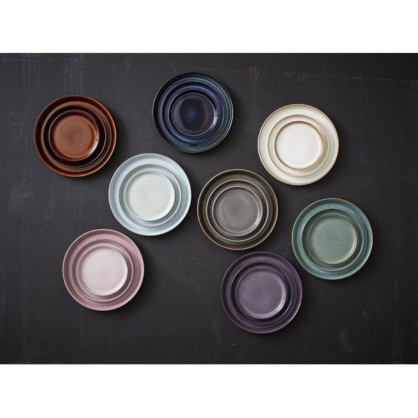 Piatto da dolce nero/color ambra in gres ø 17 cm Gastro Black/Amber – Bitz-image-1