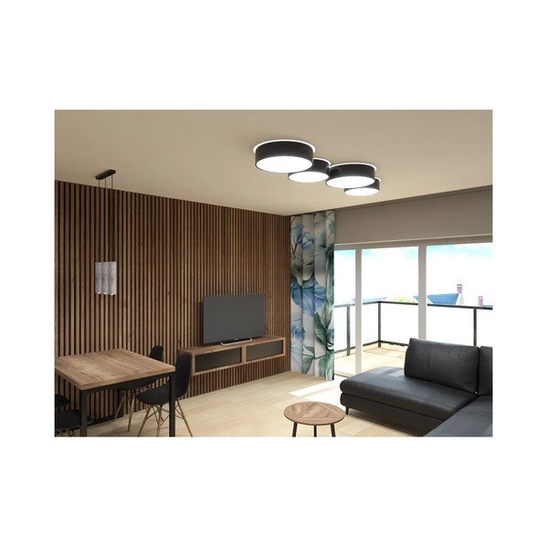 Apparecchio da soffitto nero Atis - Sollux-image-1