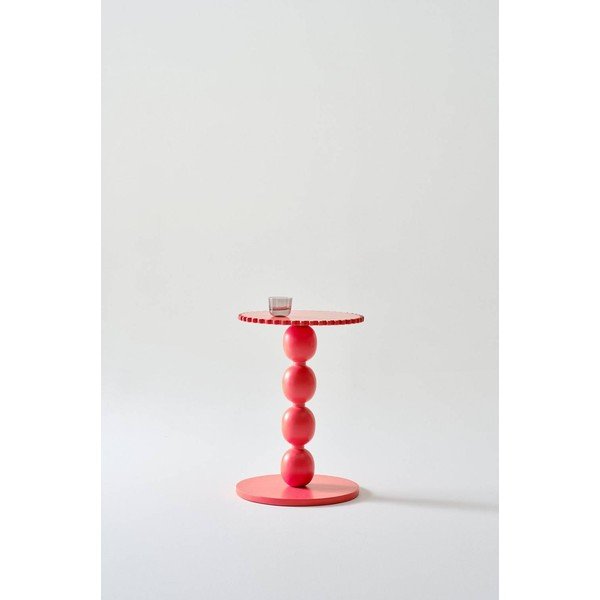 Tavolino rotondo in mango massiccio ø 44 cm Ives – Jotex-image-2